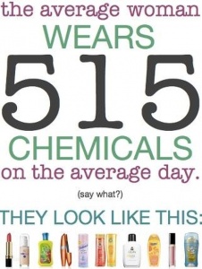 515 chemicals the average woman wears each day (not organic skincare)